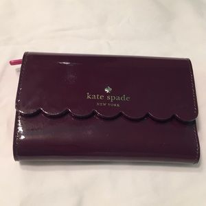 New Kate Spade tri-fold clutch/wallet
